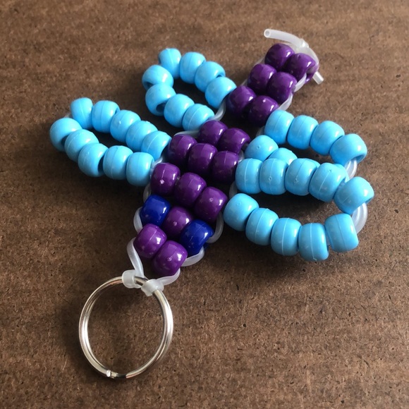 Beaded firefly keychain - Picture 2 of 2